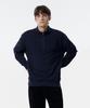 TAILDERN Paul Cotton Quarter Zip-Up Sweatshirts Navy