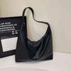 Vintage Red Wedding Bridal One Shoulder Bag Large Capacity Texture Soft Leather Handbag Temperament Casual Underarm Bags