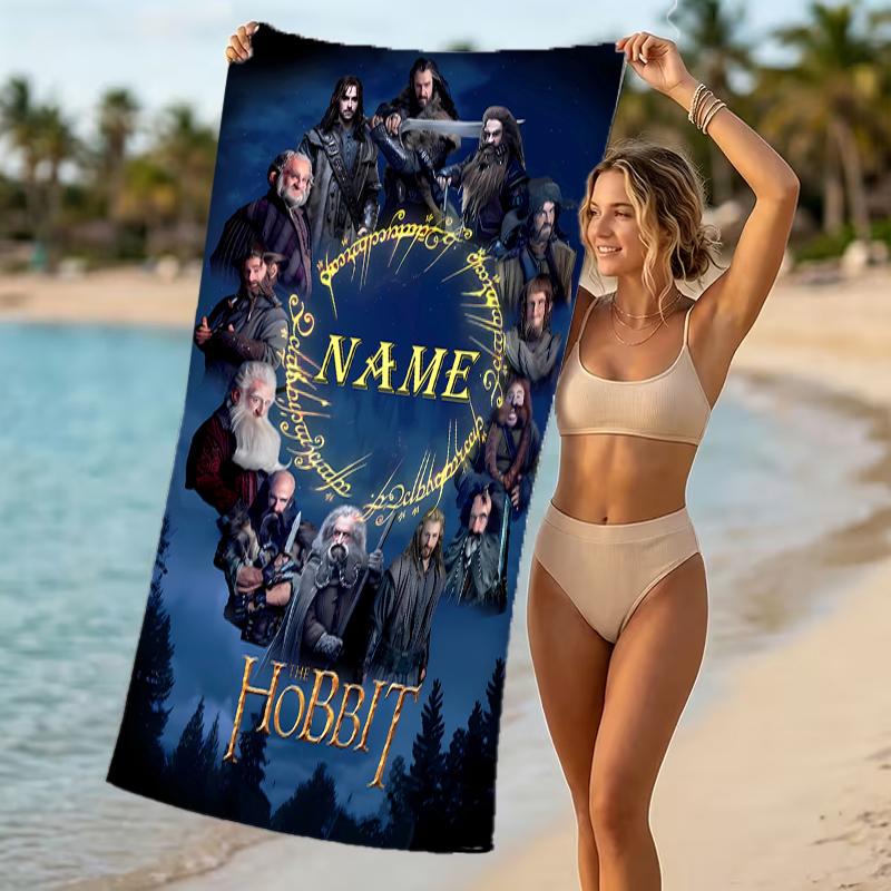 Customizable Personalized Beach Towels The Fellowship of the Ring Themed designs.Suitable for the Beach, Yoga, Sports;ideal As Beach Accessories