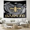 Who Dat Nation Football Quick-Dry Tapestry Hanging for Bedroom,Livingroom, Playroom,Decor Art Room Wall Tapestry Holiday and Birthday Gifts