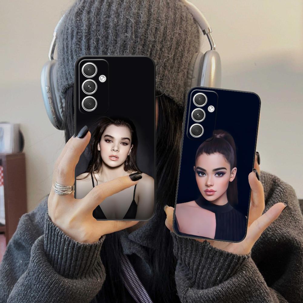 Hailee Steinfeld Matte TPU Mobile Phone Case for Samsung Galaxy S26 S25 S24 S23 S22 S21 S20 Note20 Plus FE Ultra Colorful Cover