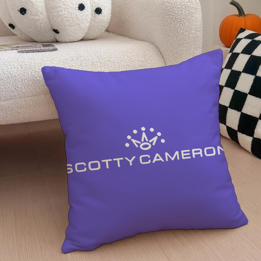 

Luxury American Golf Brand SScotty Cameron Cushion Cover Throw Pillow Cover Hidden Button Durable Polyester Chair Cushion 30x30cm