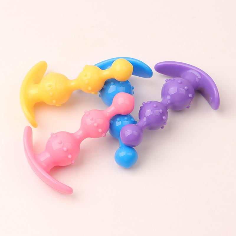 Soft Butt Plug Masturbation Anal Plug Sex Toys  Anal Bead Dilator Toys for Men Women