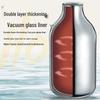 Extra Thick Stainless Steel Insulated Hot Water Bottle with Commercial Glass Liner - Classic Household & Office Use