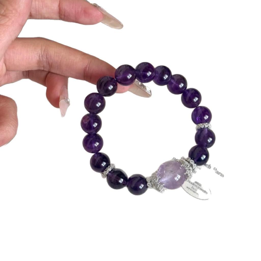 Uruguayan Amethyst Lavender Women's Luxury Crystal Bracelet