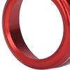 3pcs AC Switch Knob Ring KIMISS Aluminum Alloy Air Conditioner Switch Cover Trim Red Center Console Interior Accessories for Mazda 3 6 Axela CX-5