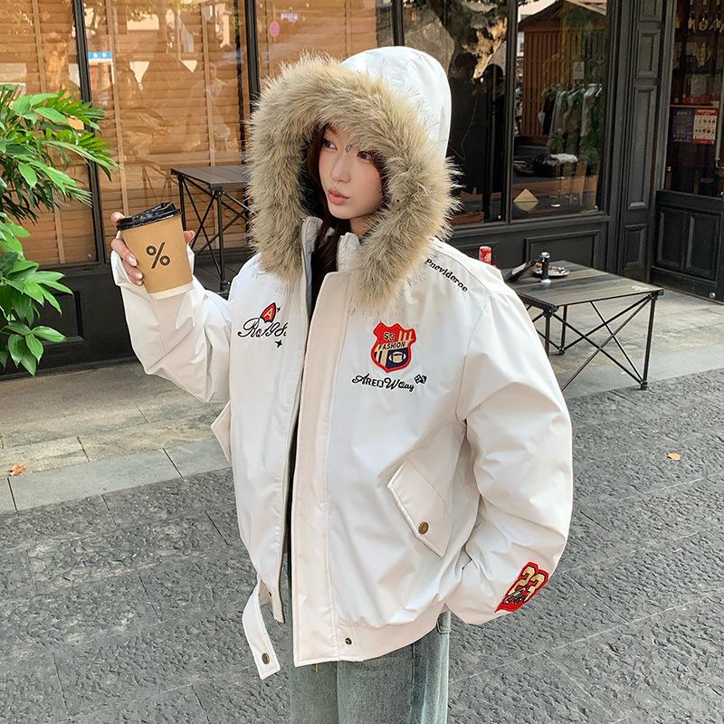 women's winter new cotton-padded clothes flying cotton-padded jackets couple padded seats mountain carving jackets tide