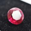 Natural Red Ruby Loose Gemstone Round Cut 2.15 ct for Jewellary for Jewelry Making and Crafts