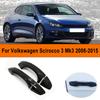 Car Side Door Handle Cover Trim Sticker Styling Auto Exterior Accessories For Volkswagen VW Scirocco 3 Mk3 2008-2015 2014 2013