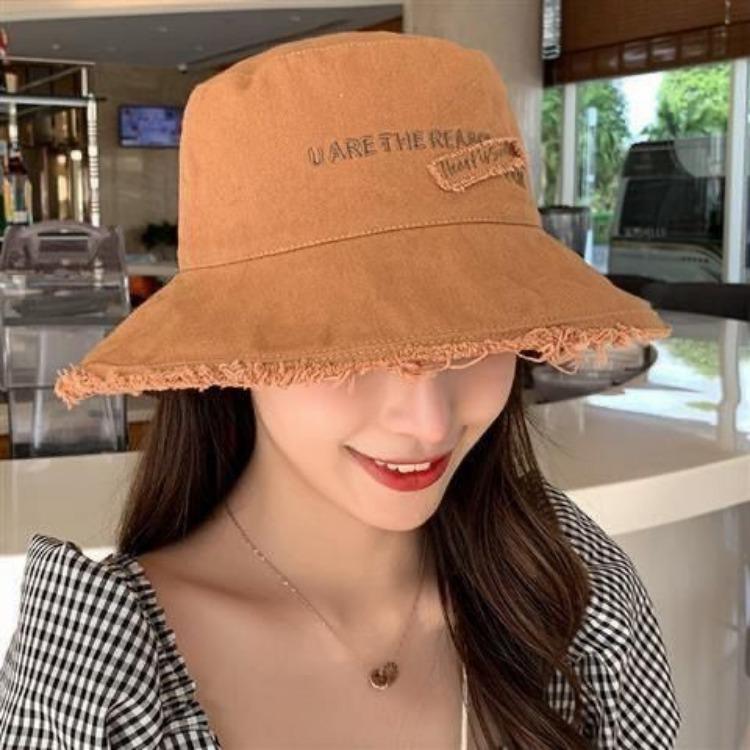 

Женская новая шляпа для студентов, универсальная шляпа для рыбалки, летняя шляпа с защитой от ультрафиолета и защитой от солнца, пляжная шляпа one size