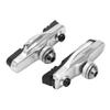 2 Pcs Mi.xim Brake Rubber Block Drawer Type Aluminium Alloy Bike Brake Pads Lower Noise Anti Friction Silver