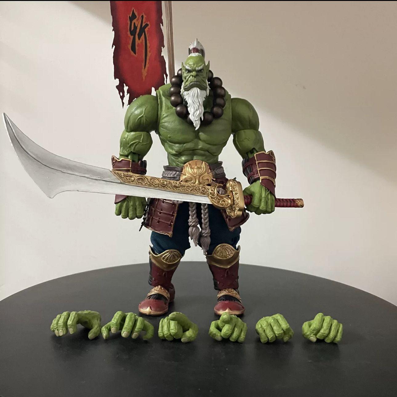 21cm World Of Warcraft Orc Figure Blade Master Figure World Of Warcraft Guardian Of The Horde Model Collection Decora Toys Gifts no box