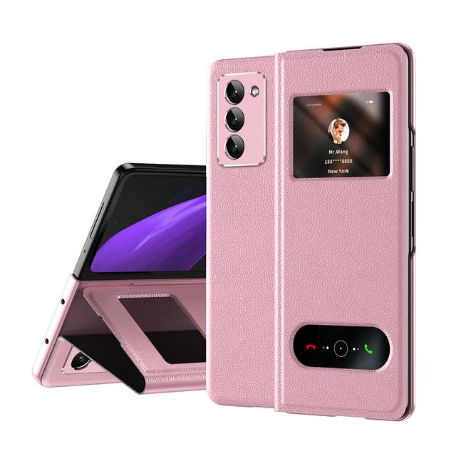 Anti-Shock Business Stand Kožené pouzdro Coque pro Samsung Galaxy Z Fold4 Fold 3 Fold 3 Fold 4 2 5g Zfold4 Slim Cover