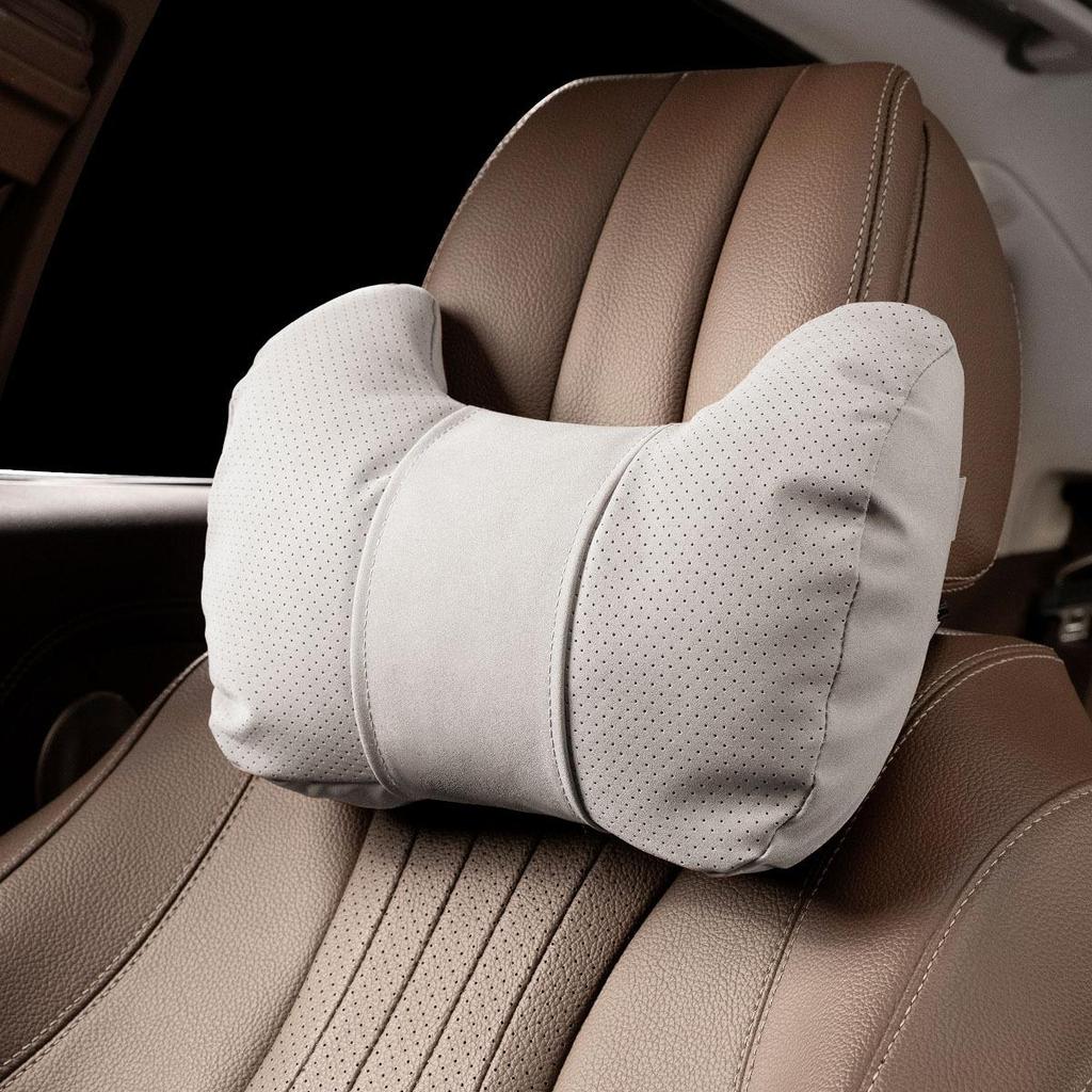 Car Headrest Memory Pillow Lumbar Pad - Fatigue Relief Cushions for Neck & Back