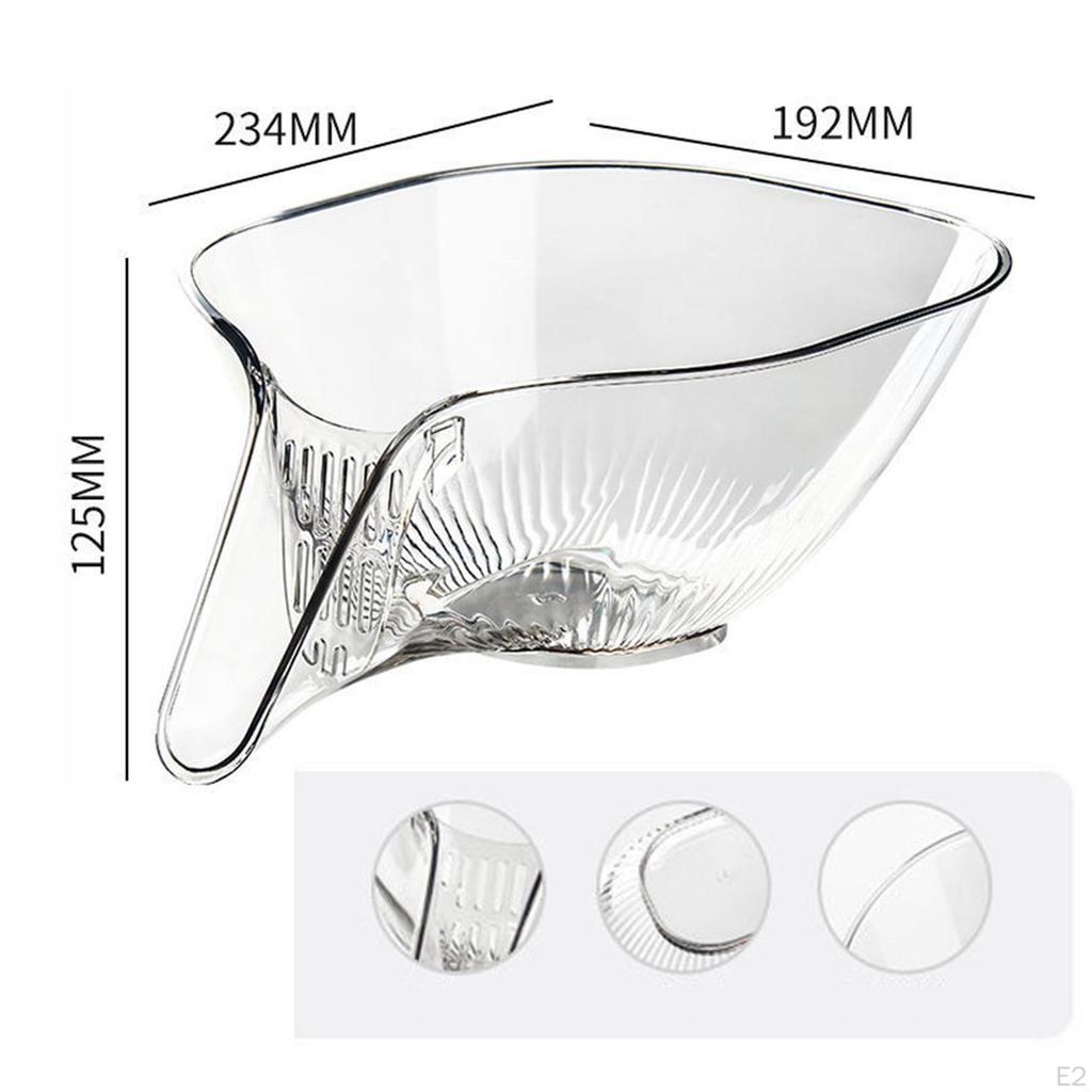 Praktische Küchen-Lebensmittel-Siebschüssel für mühelose Essenszubereitung