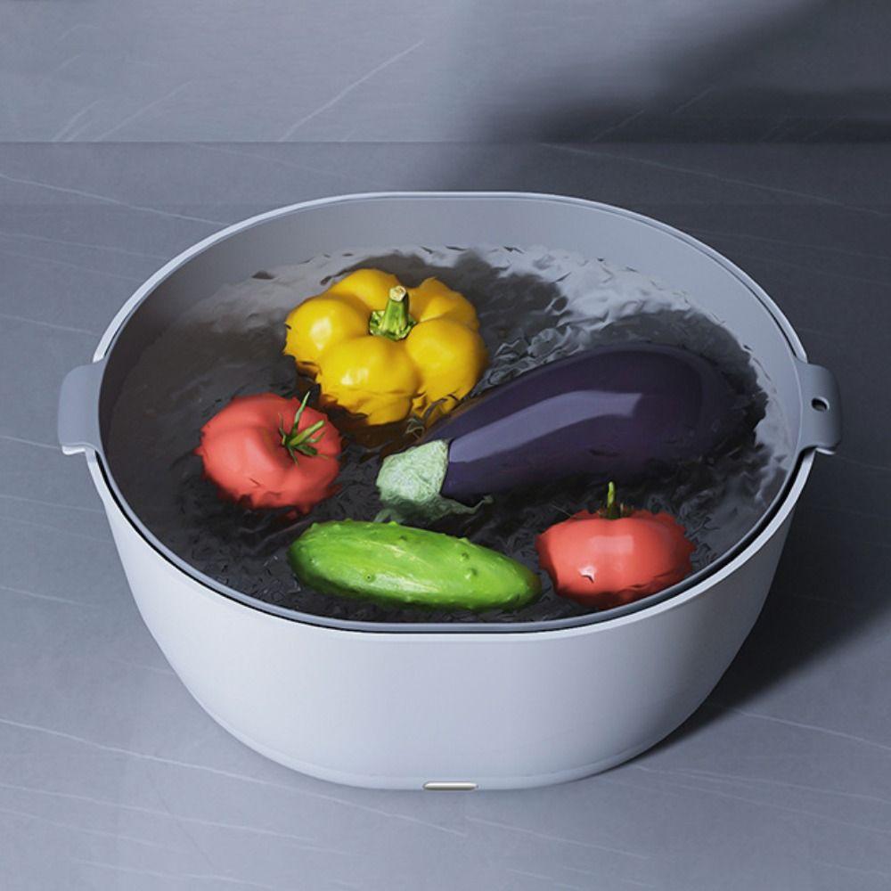 Shock-absorbing Electric Vegetable Washing Basket Vegetable Fruit Purifier  for Vegetable Fruits