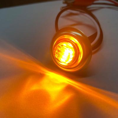 Heckleuchte, einfach zu installieren, hohe Helligkeit, wasserdicht, 12 V, LED-Seitenmarkierungsleuchte für Anhänger