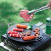 ZISIZ Portable Round Camping Grill & Frying Pan