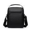 New Men's Crossbody Shoulder Bags PU Leather High Quality Tote Bag Fashion Business Messenger Bag Retro Leather Bags Fanny Pack