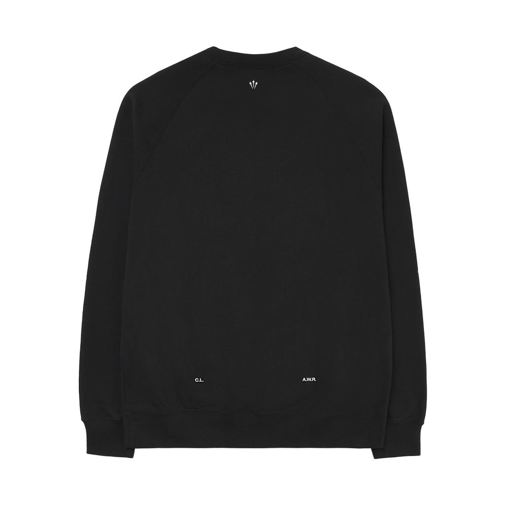 Nike X Nocta Fleece Cs Crew Logo Comfortable Soft Long Sleeve Sweatshirt Men Sweatshirt Black FN8160-010
