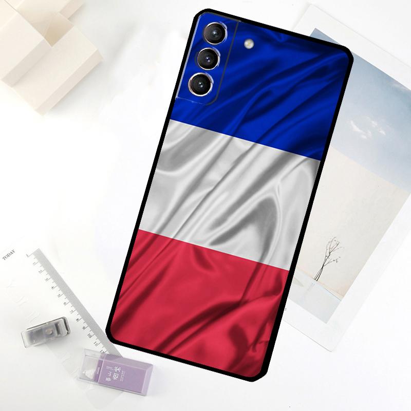 France National Flag Phone Case For Samsung Galaxy S25 S24 S23 S22 S21 S20 S26 Ultra S10 Plus S23 FE S25 FE Cover