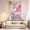 VIKAMA 2026 New Arrival Puella Magi Madoka Magica Tapestry | Large Bohemian Hippie Witchcraft Wall Hanging | Home Room Decor
