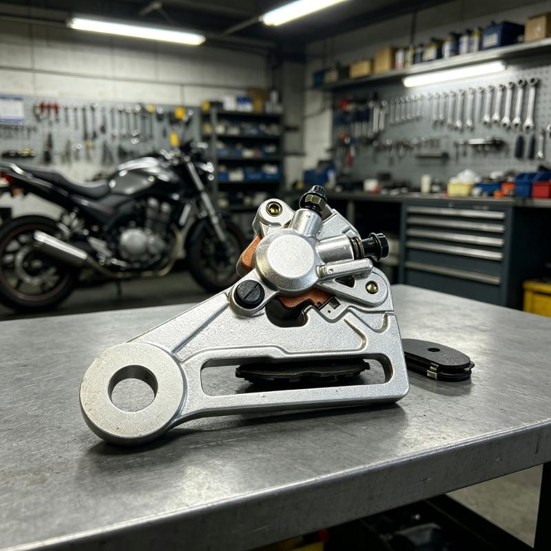 Aluminum Rear Brake Caliper Assembly for Dirt Bike Motorcycle Service, Hydraulic Disc Brake Part for Dirt Bike 250 300 Rear Maintenance Work Today
