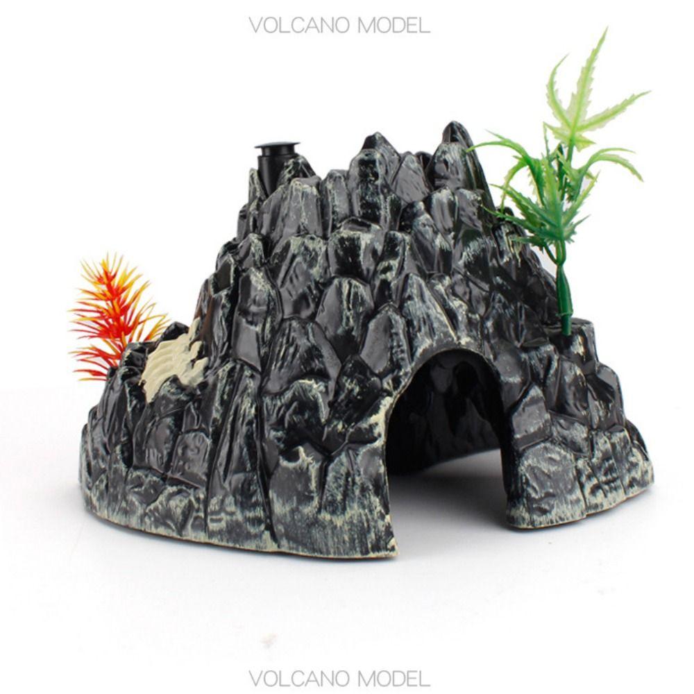 PVC Dinosaur Simulation Volcano Safety Material Volcano Simulation Scene Figure  Experiment Action