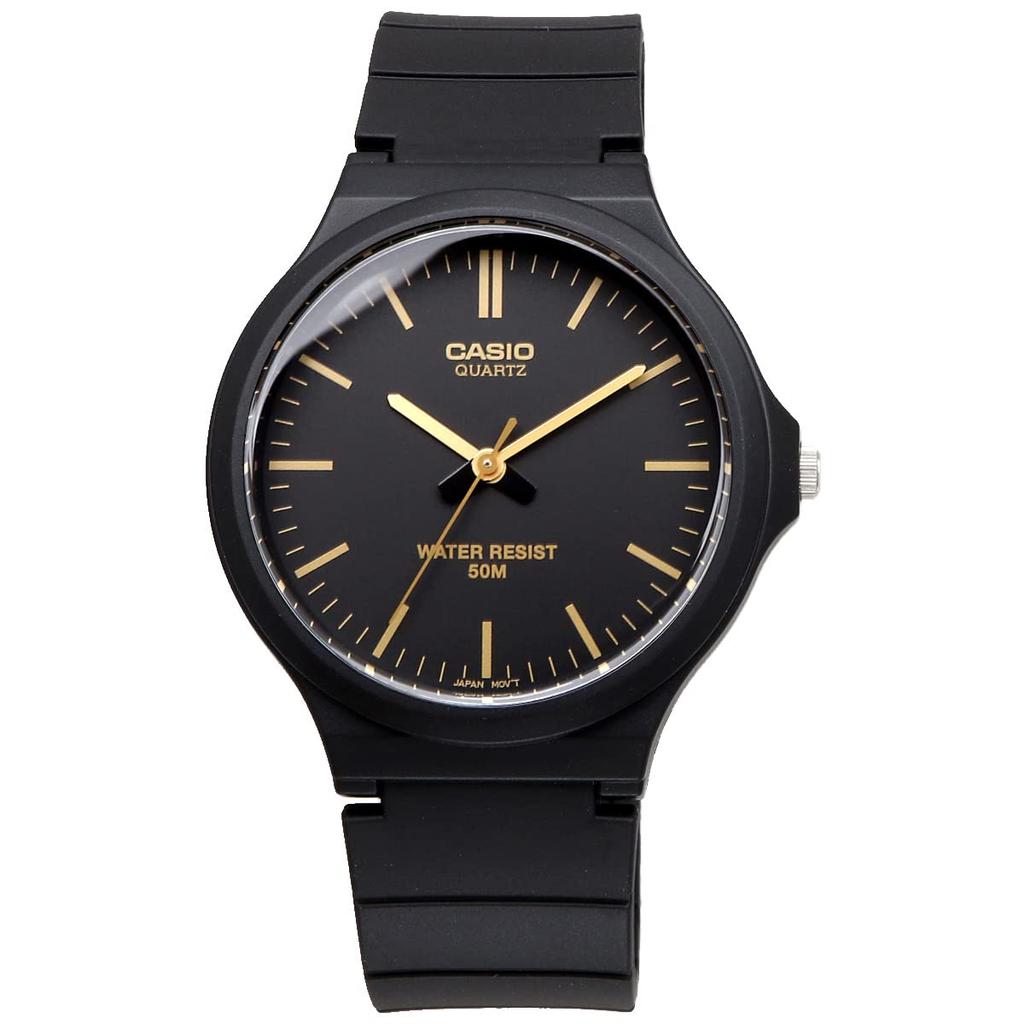 Casio Standard Analog Quartz Wristwatch MW-240-1E2V, Men's Black, No Presentation Box, International Model [Parallel Import]