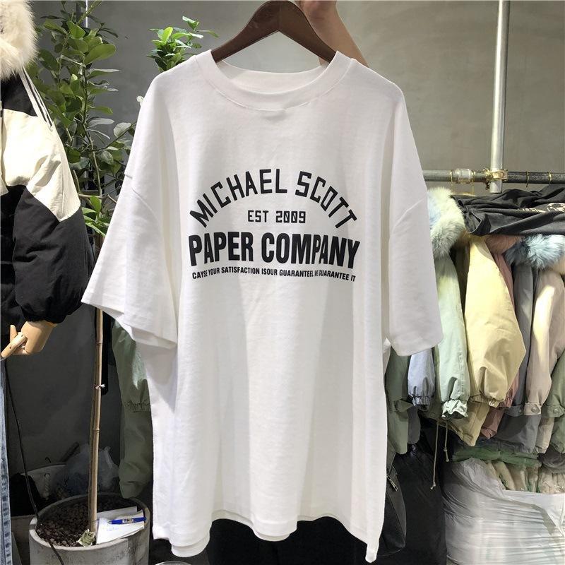 White T-shirt for Women In Summer New Women's Clothing Student Casual Top Sleeves for Women