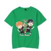 Hot Hinata Shoyo Tobio Kageyama Cartoon Print Short Sleeve T Shirts Women Casual Shirts Summer Women's Men's Crew Neck T-shirt