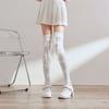 Damen Bandage Overknee-Socken Anime Cosplay Kostüm Riemchen Oberschenkelhohe Strümpfe Lange Stiefelsocken Strumpfwaren