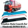 Thickened Window Rain Guards, Rain Shield Panels, Truck Window Protection Accessories for Sinotruk HOWO MAX 2022-2026 Models