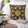 Golden Lion Baroque And Damask Ornament Square Pillowcase Pillow Cover Polyester Cushion Decor Comfort Throw Pillow for Home Car