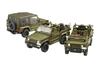 Fujimi Model Military Series 24 Japan Ground Force Truck Set ML24 1/72 No. Self-Defense 1/2-ton (V17 Type/Unit Use) 3-Car