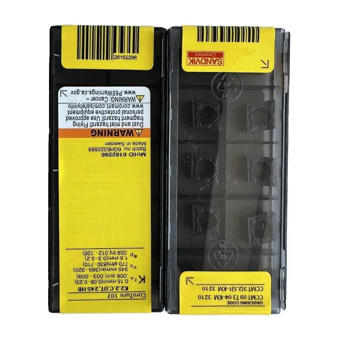 

Original Sandvik / CCMT09T304-KM 3210 / CNC lathe carbide blade 10 PCS