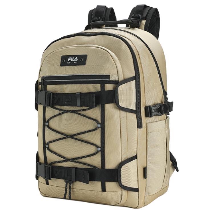 New FILA Fabric Backpack Extra Small Men's Ginger Sugar Brown F13M439106FBG