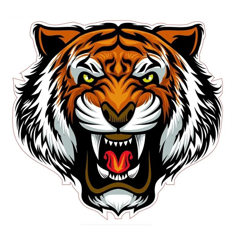 

J539 # свирепый цветной тигр наклейка на автомобиль виниловая наклейка водонепроницаемые украшения автомобиля наклейки C-15cm-Longest Side