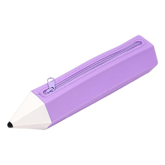 Personalized Silicone Pencil Case Zipper Pen Pouch Stationery Organizer Makeup Travel Bag Teacher Appreciation Gifts