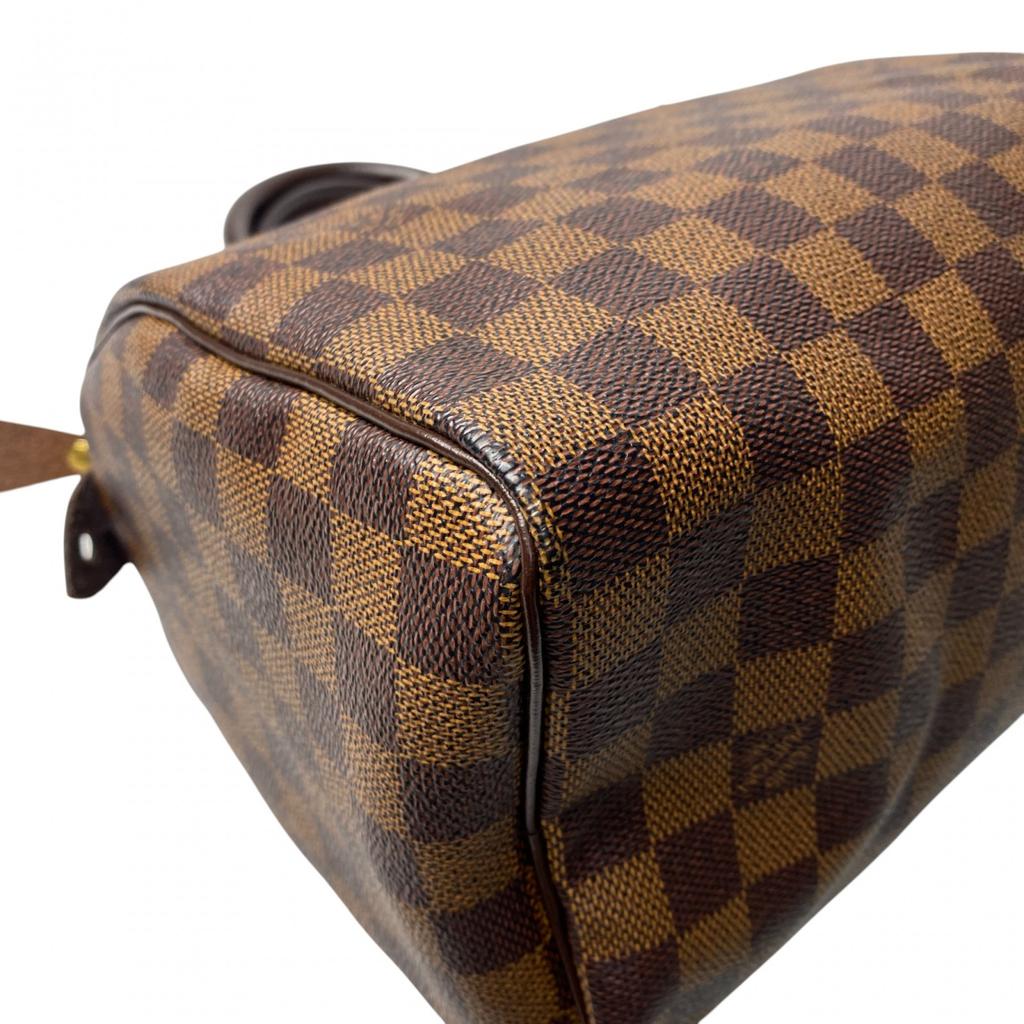 Used LOUIS VUITTONHandbag Brown leather/PVC Women