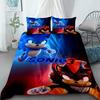 Sonic Duvet Cover for Kids Cool Bedding Set, Duvet Cover for Bedroom Decor Soft and Comfortable Twin, Double, Queen, King