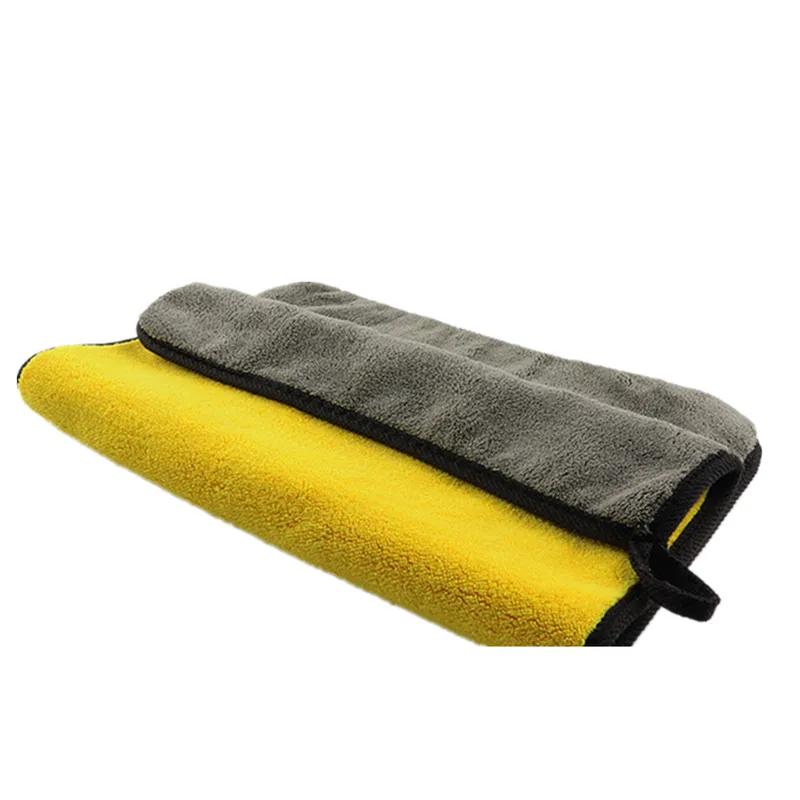 30x30/60CM Car Wash Microfiber Towel Car Cleaning Dry Cloth Hemming Car Care Cloth Detail Car Wash Tow