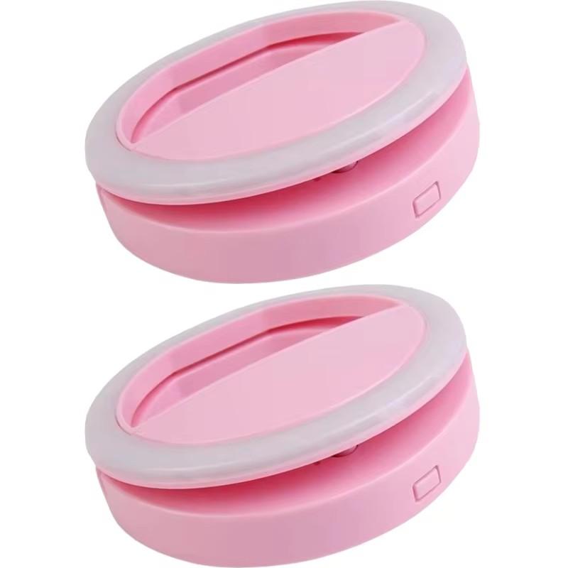 Mini LED Light Ring Selfie Live Broadcast Lighting LED Selfie Ring Light For Mobile Phone Laptop Video Beauty Lamp For Office