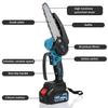 6 Inch Brushless Garden Tool with 19800H Battery Mini Electric Chain Saw Cordless Woodworking Pruning Chainsaw