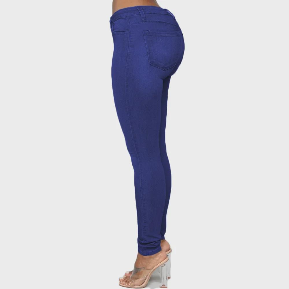 European-American Style Women's Plus Size Pencil Jeans - Sexy, Tight, Hip-Lifting JN01