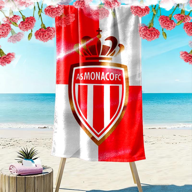 AS Monaco F Print Beach Towel, Large Soft Quick Dry Towel for Beach Camping Swimming
