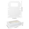 5/10/20pcs Cake Bakery Box With Window Candy Cookie Dessert Donut Box for Wedding Birthday Party Supplies Christmas Gift Packing