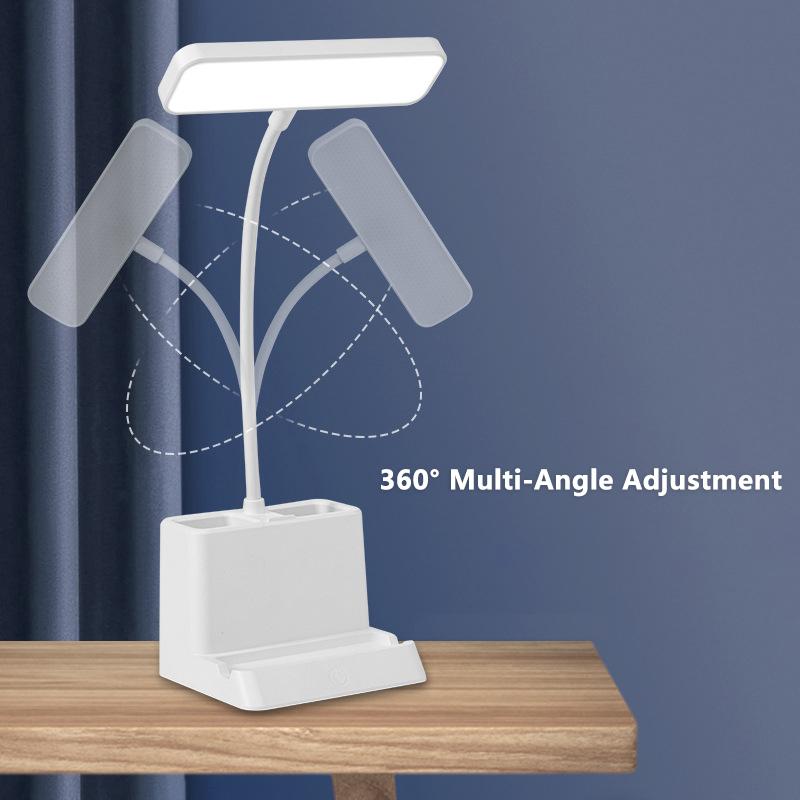 Usb Learning Dormitory Bedroom Bedside Reading Night Light Led Desk Lamp Eye Protection Desk College Student Nightlights