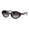 MICHAEL KORS Stylish Simple Design Acetate Oval Sunglasses Women's Black