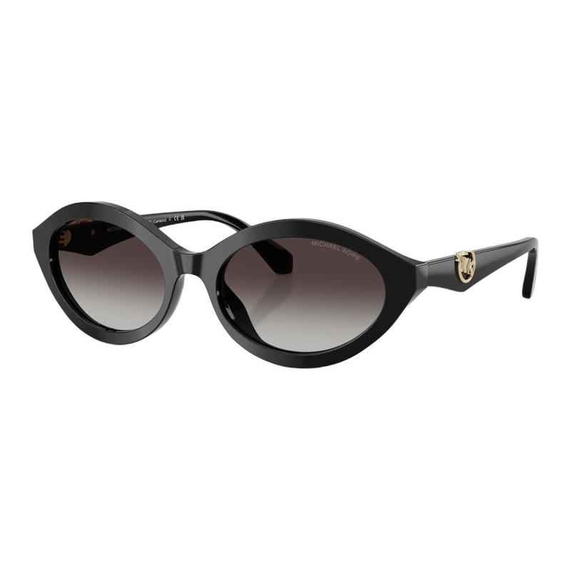 MICHAEL KORS Stylish Simple Design Acetate Oval Sunglasses Women s Black